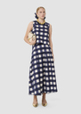 Tepee midnight blue gingham top Night, Pink TARA JARMON US