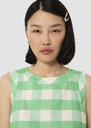 Tepee green gingham top Green, Night, Pink TARA JARMON US