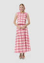 Tepee pink gingham top Night, Pink TARA JARMON US