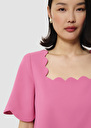 Timothy pink crepe top Pink TARA JARMON US