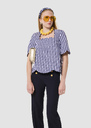 Timothee midnight blue gingham top Mimosa, Night TARA JARMON US