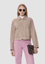 Victor grey velvet leather jacket Grey TARA JARMON US