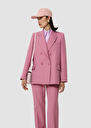 Valson pink tailored wool jacket Rosewood TARA JARMON US