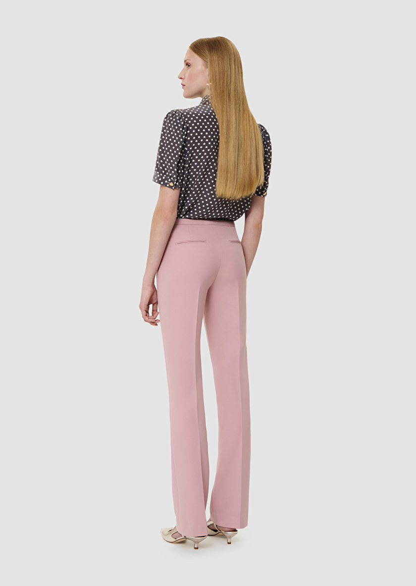 Papillon pink double canvas pants Blush TARA JARMON US