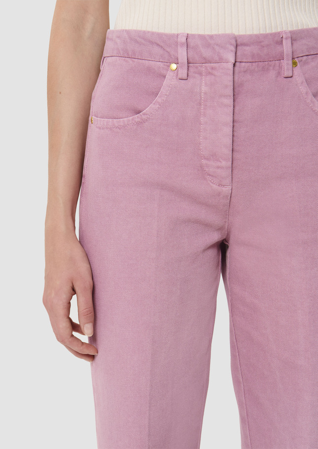 Jerome pink denim jean Old pink TARA JARMON US
