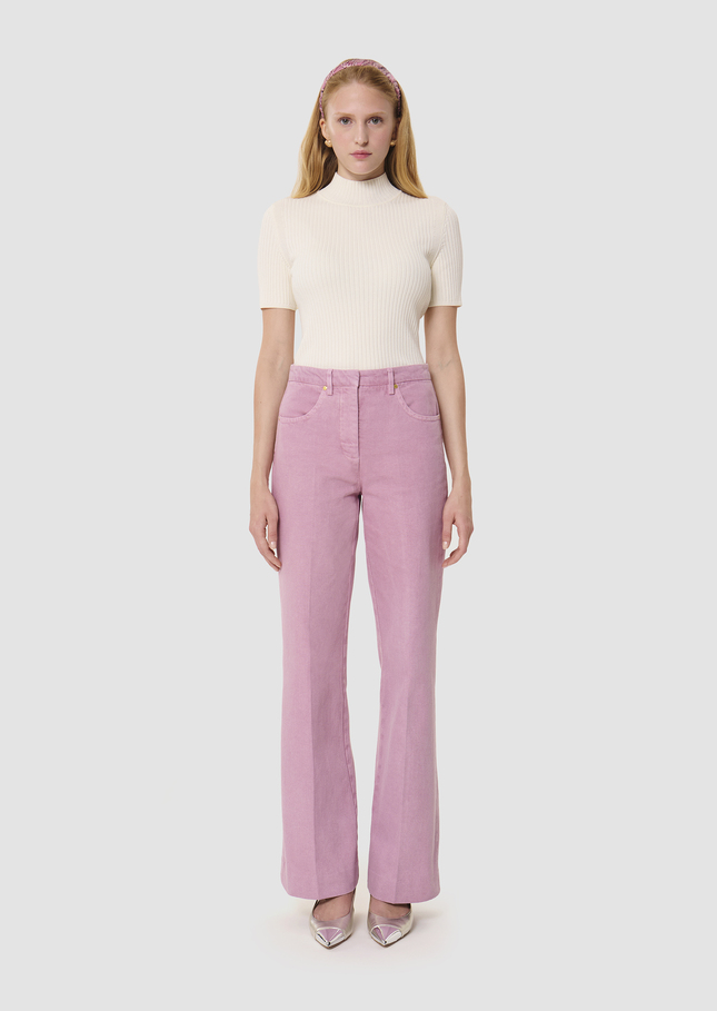 Jerome pink denim jean Old pink TARA JARMON US