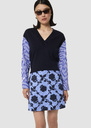 Primeblue midnight blue cotton and merino wool sweater Night TARA JARMON US