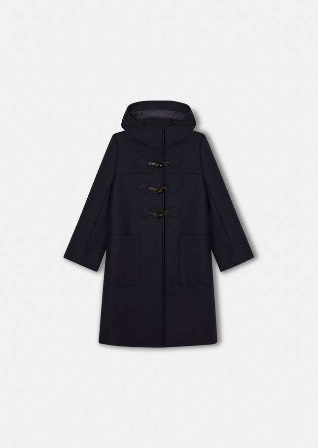 Midnight blue wool coat Manoela Night TARA JARMON US