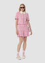 Josef pink gingham skirt Bonbon TARA JARMON US