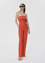 Poupee red tailored wool pants Off-white, Poppy TARA JARMON US
