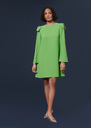 Renato green crepe dress Green TARA JARMON US
