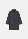 Grey caban coat Madeline Gray grey TARA JARMON US