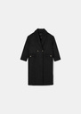 Milo black caban coat Black TARA JARMON US