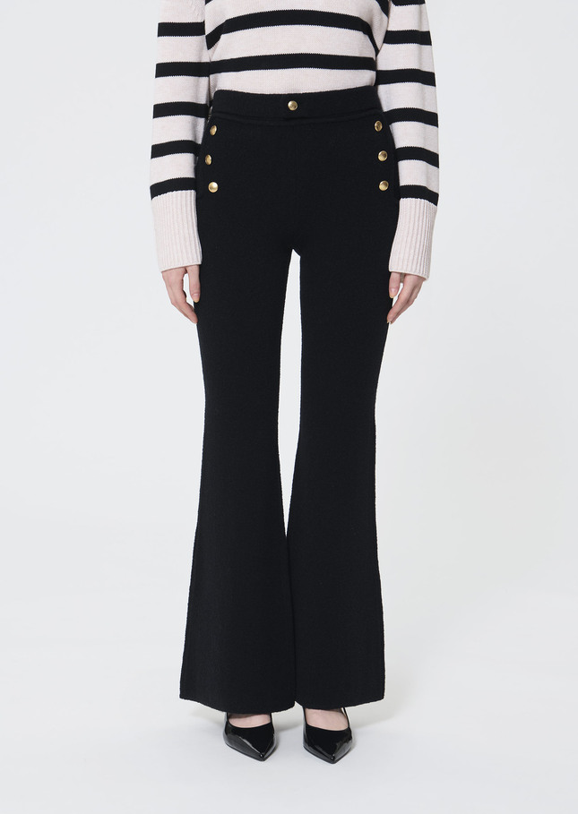 Palomino Pants black bouclé wool Black TARA JARMON US