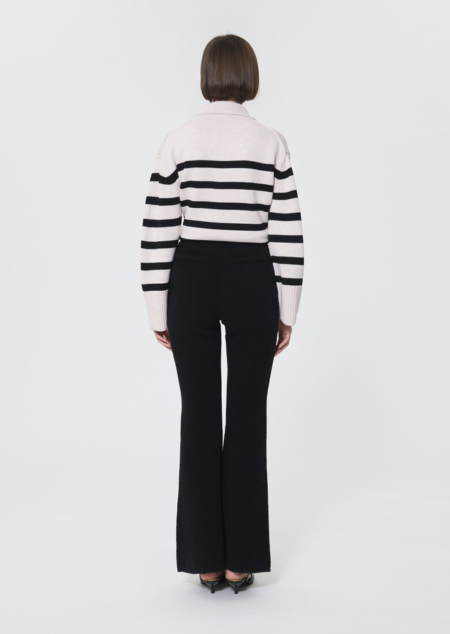 Palomino Pants black bouclé wool Black TARA JARMON US