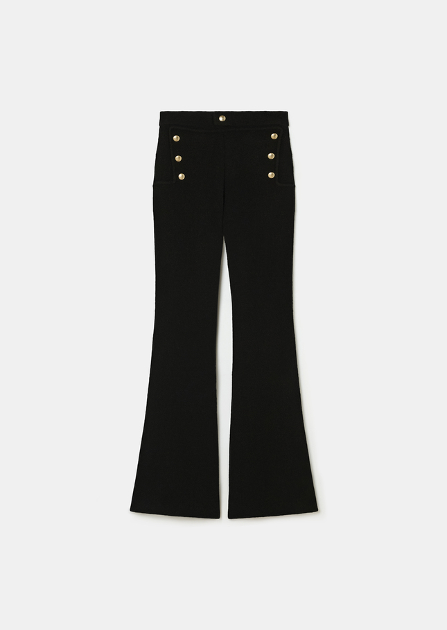 Palomino Pants black bouclé wool Black TARA JARMON US