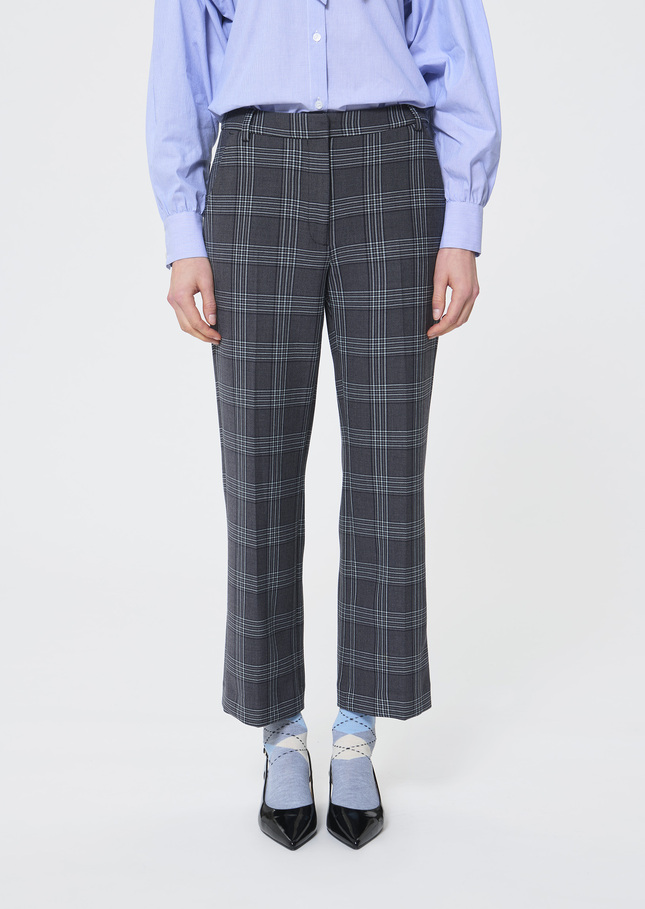 Pampille Trousers grey Prince of Wales check Grey TARA JARMON US