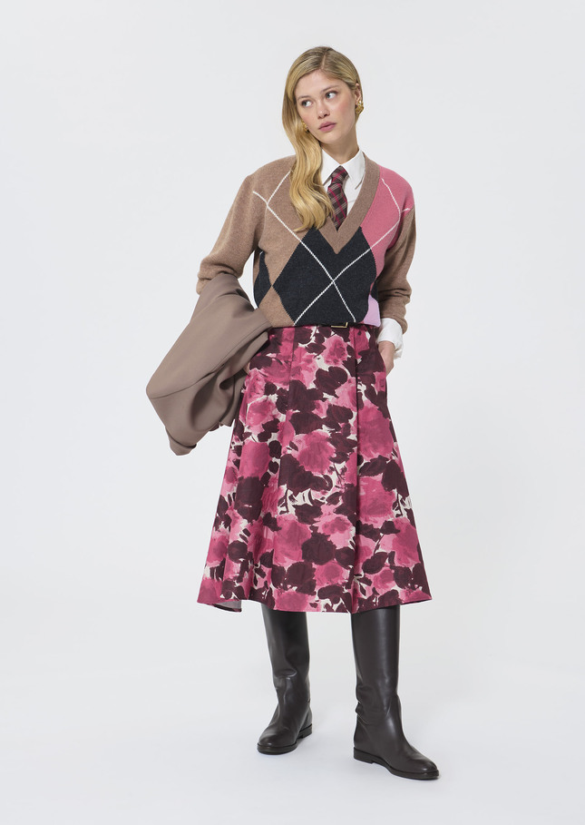 Primo Sweater taupe wool Taupe color TARA JARMON US