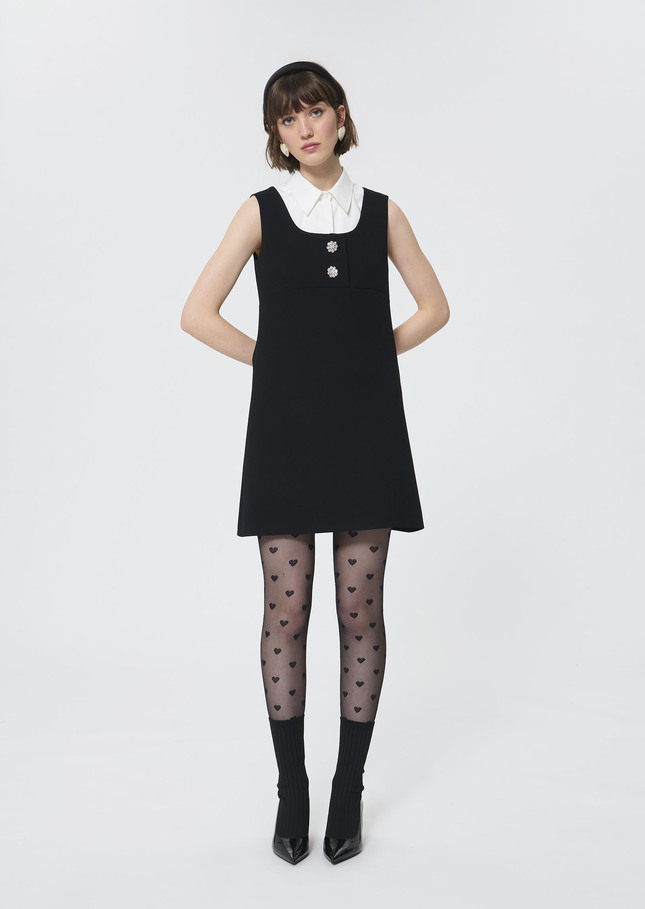 Riley Dress black crepe Black TARA JARMON US