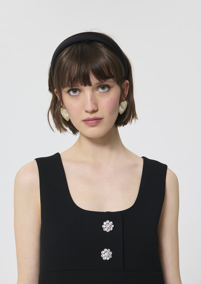 Riley Dress black crepe Black TARA JARMON US
