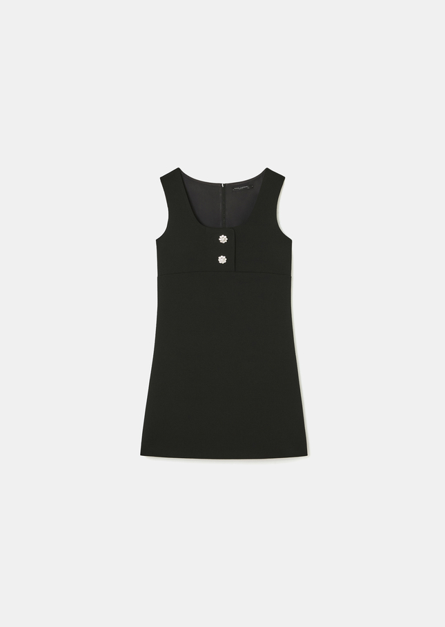Riley Dress black crepe Black TARA JARMON US