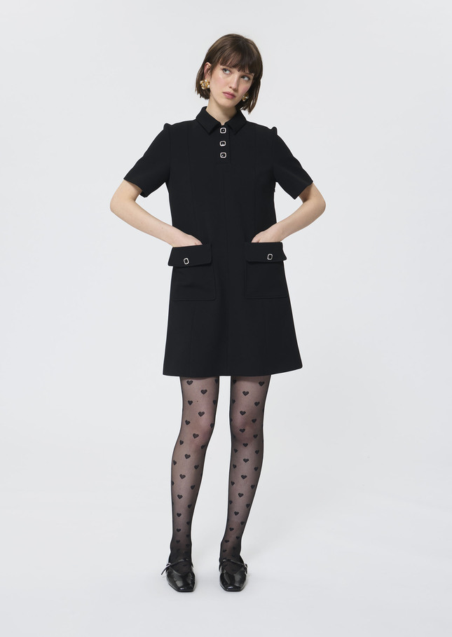 Roanne dress black crepe Black TARA JARMON US