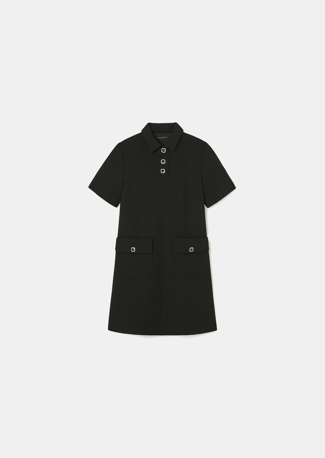 Roanne dress black crepe Black TARA JARMON US
