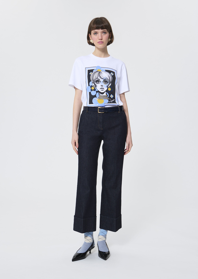 Taratwiggy T-Shirt white cotton White TARA JARMON US