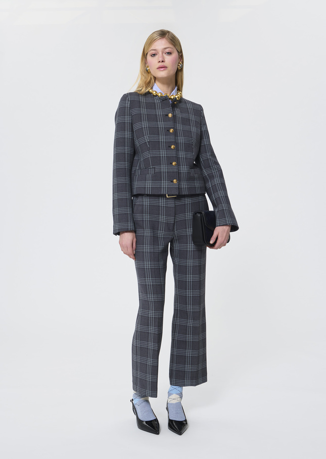 Vesna Jacket grey Prince of Wales check Grey TARA JARMON US
