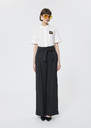 Pia Pants heather grey flannel Gray grey TARA JARMON US