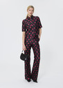 Pitt Pants black with heart print Black TARA JARMON US