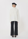Pocciolia Sweater ecru in wool and alpaca Off-white TARA JARMON US