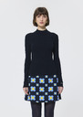 Prudie sweater midnight blue extra-fine ribbed knit Night TARA JARMON US