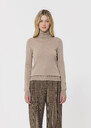 Palma sweater beige merino wool Cafe au lait TARA JARMON US