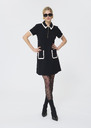 Rubina Dress black double canvas Black TARA JARMON US