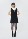 Riley Dress black crepe Black TARA JARMON US