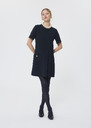 Rosella dress midnight blue crepe Night TARA JARMON US