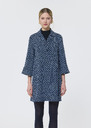 Robe Ross midnight blue with mini heart print Night TARA JARMON US