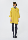 Robe Ross Lemon yellow in a fluid crepe Lemon yellow TARA JARMON US