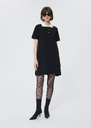 Ruiz sweater dress black mesh Black TARA JARMON US