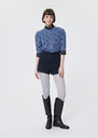 Sam shorts midnight blue iridescent tweed Night TARA JARMON US