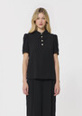 Tonino top black crepe Black TARA JARMON US