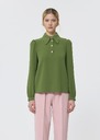 Tonio top green crepe Black, Cactus, Garnet, Night, Nut brown, Raspberry TARA JARMON US
