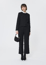 Venice Jacket black compact canvas Black TARA JARMON US