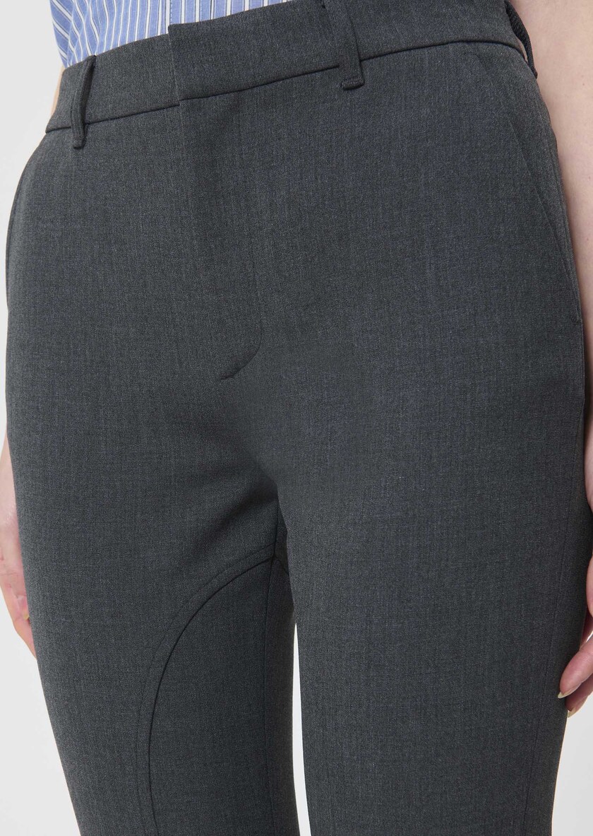 Paxton trousers grey double canvas Grey TARA JARMON US