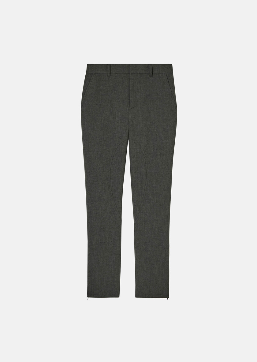 Paxton trousers grey double canvas Grey TARA JARMON US