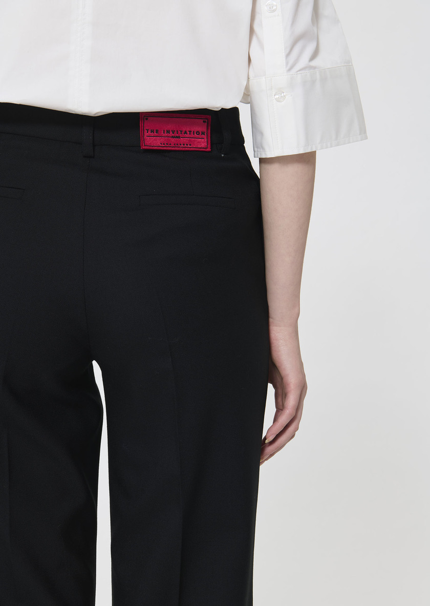 Patrice trousers black cold wool Black TARA JARMON US
