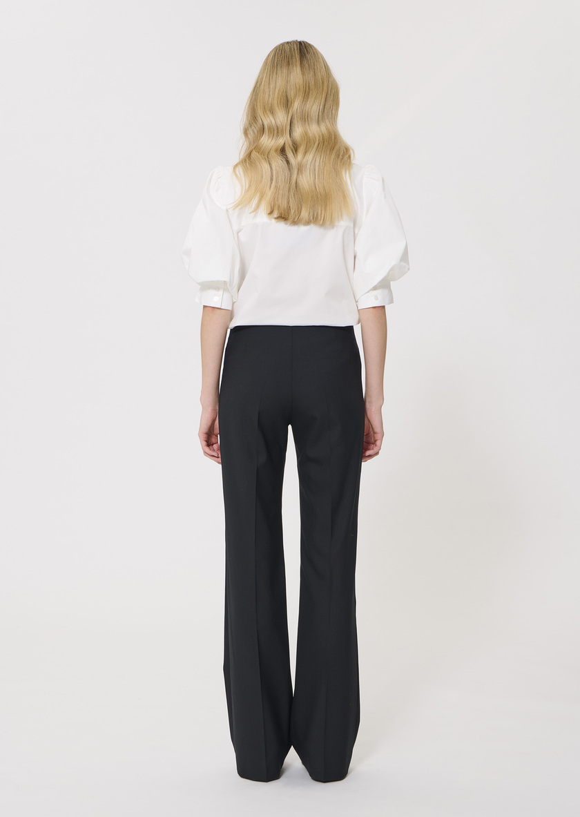 Pepino trousers black cold wool Black TARA JARMON US