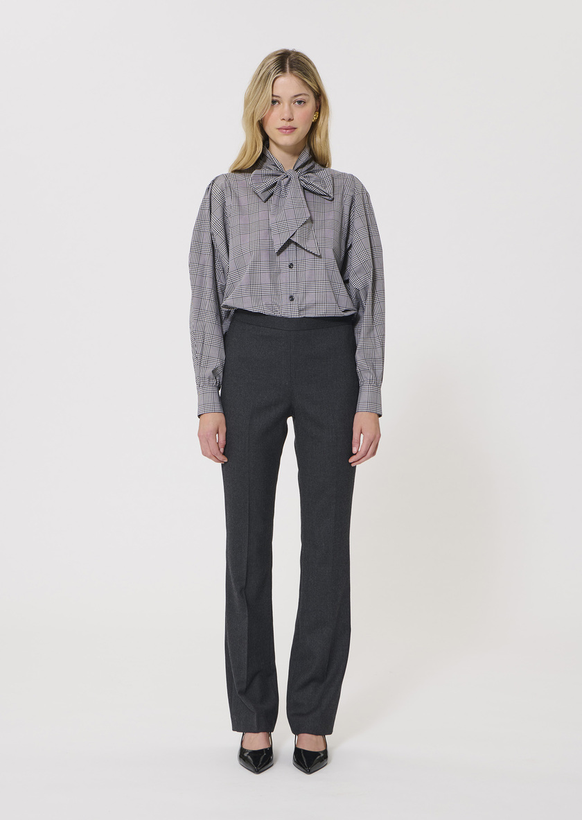 Papillon Pants heather grey flannel Gray grey TARA JARMON US