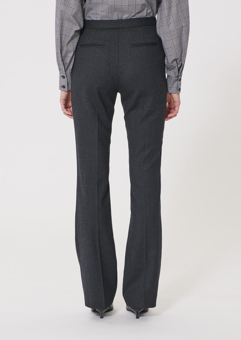 Papillon Pants heather grey flannel Gray grey TARA JARMON US